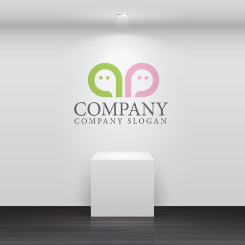 画像5: 人・輪・ペア・ロゴ・マークデザイン1327 (5)