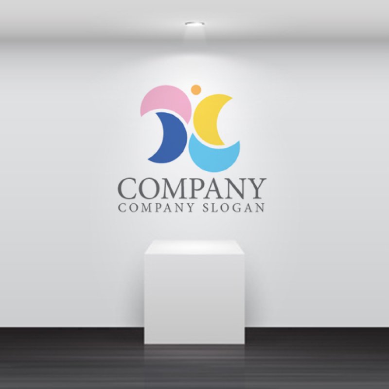 画像5: 人・月・N・花・ロゴ・マークデザイン1353 (5)