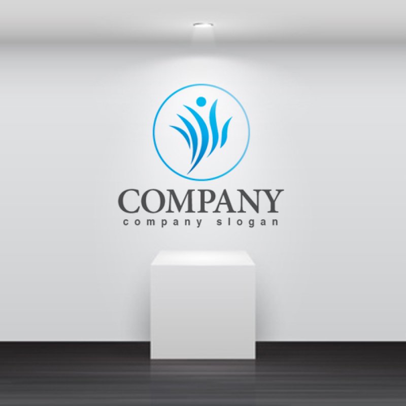 画像5: 人・曲線・輪・コンセント・ロゴ・マークデザイン1368 (5)