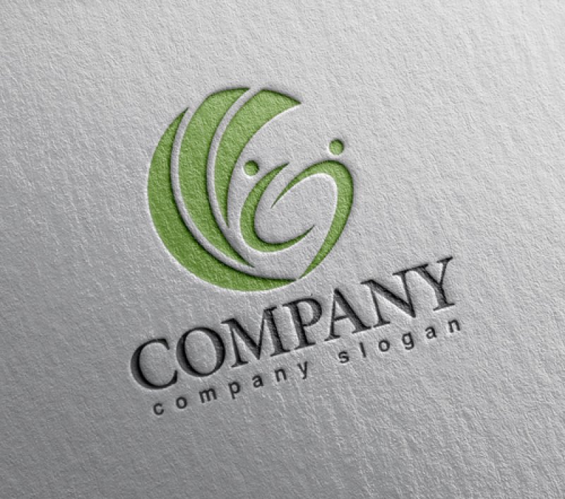 画像2: 人・波・翼・ロゴ・マークデザイン1369 (2)