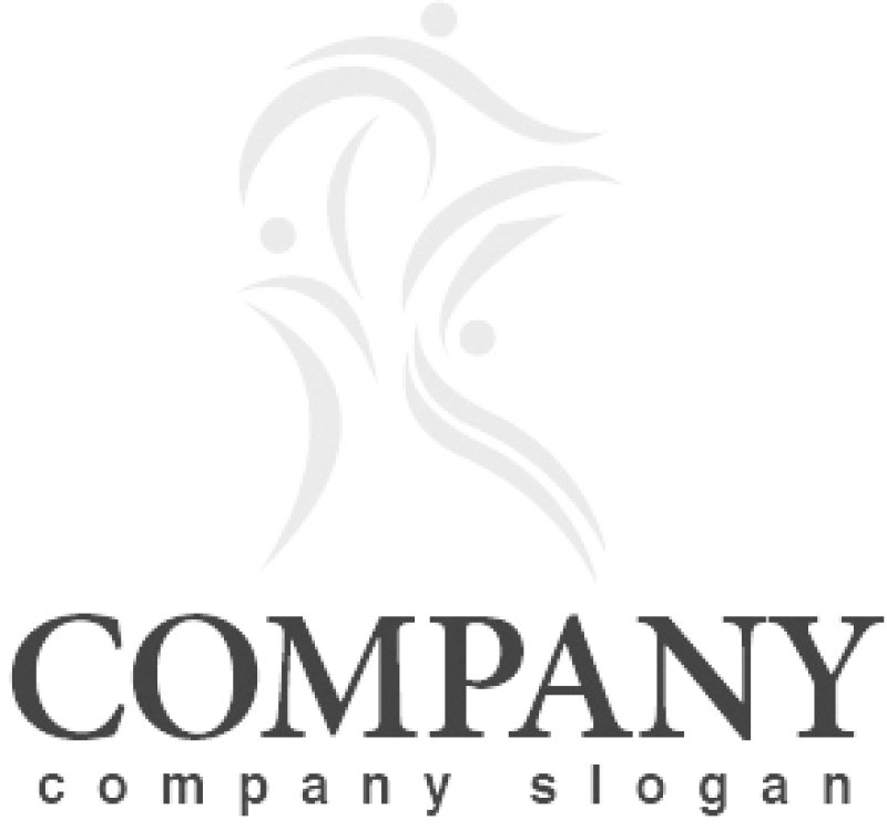 画像6: 人・曲線・R・アルファベット・ロゴ・マークデザイン1373 (6)