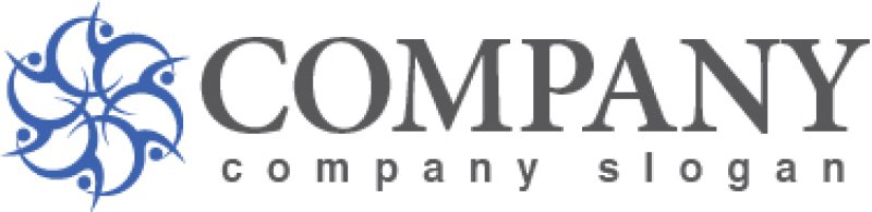 画像7: 人・喜び・風車・花・ロゴ・マークデザイン1379 (7)