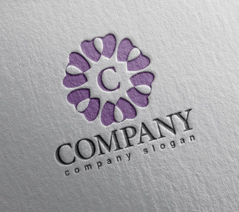 画像2: ハート・C・アルファベット・ロゴ・マークデザイン1380 (2)