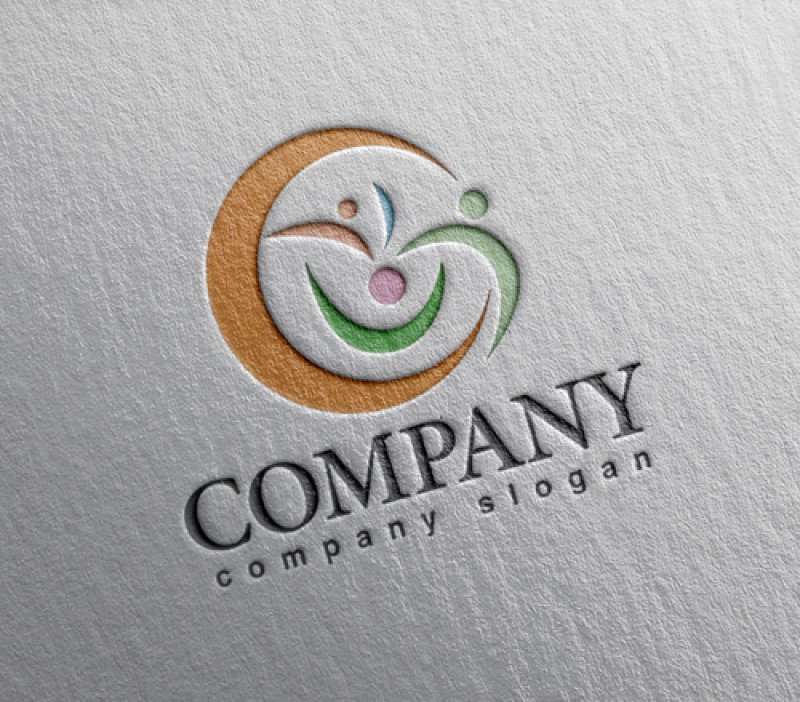 画像2: 人・輪・集合・ロゴ・マークデザイン1388 (2)