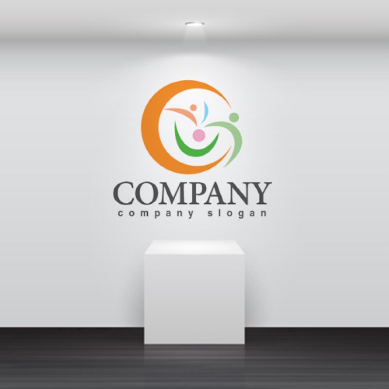 画像5: 人・輪・集合・ロゴ・マークデザイン1388 (5)