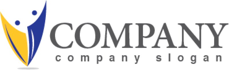 画像7: 人・V・曲線・ロゴ・マークデザイン1395 (7)