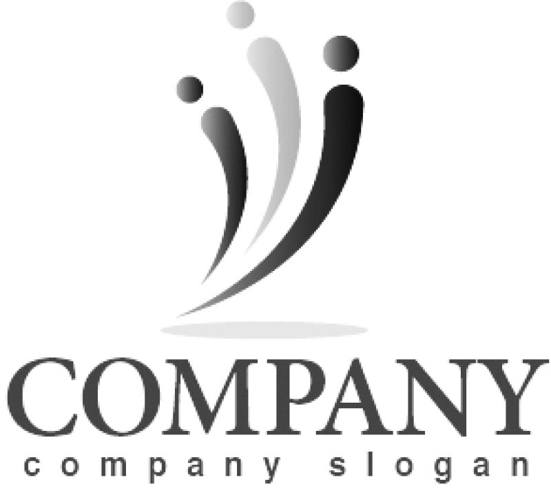 画像6: 人・曲線・上昇・ロゴ・マークデザイン1396 (6)