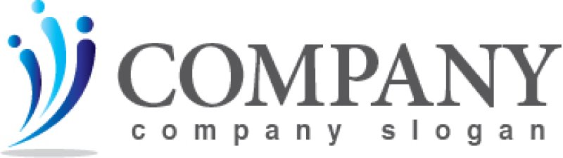 画像7: 人・曲線・上昇・ロゴ・マークデザイン1396 (7)