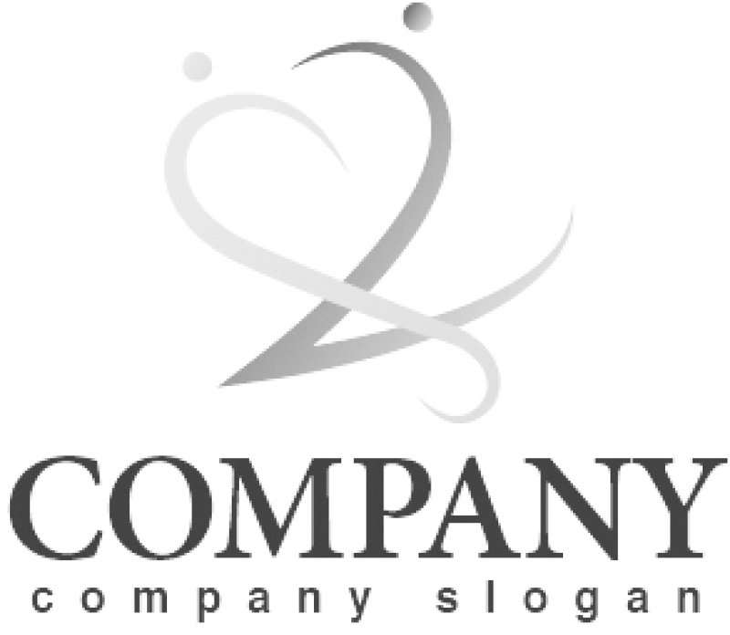 画像6: ハート・曲線・人・アルファベット・ロゴ・マークデザイン1400 (6)