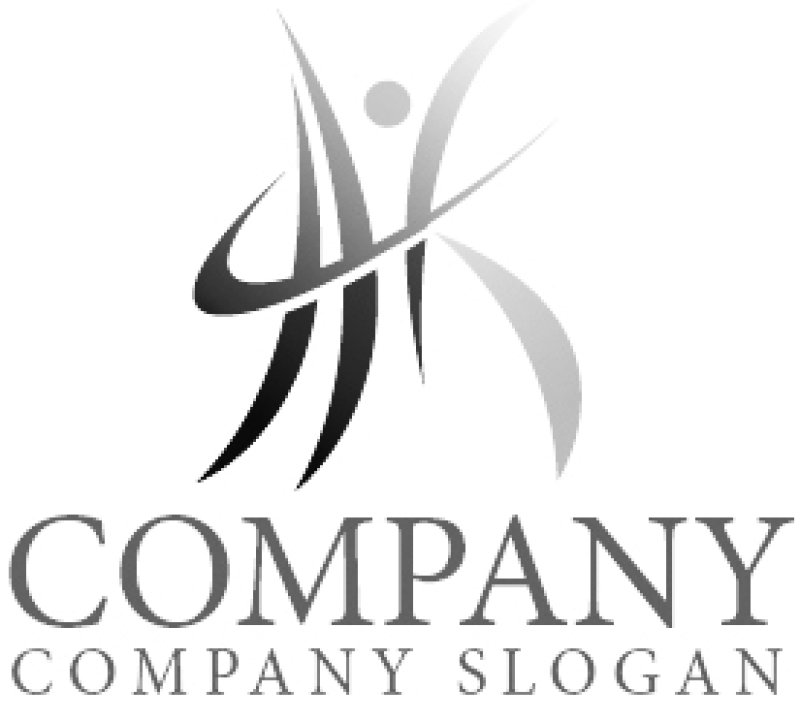 画像6: 人・K・曲線・アルファベット・ロゴ・マークデザイン1401 (6)