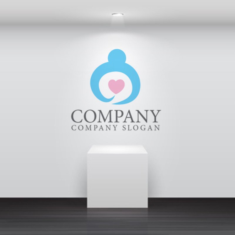 画像5: 人・ハート・曲線・輪・ロゴ・マークデザイン1404 (5)