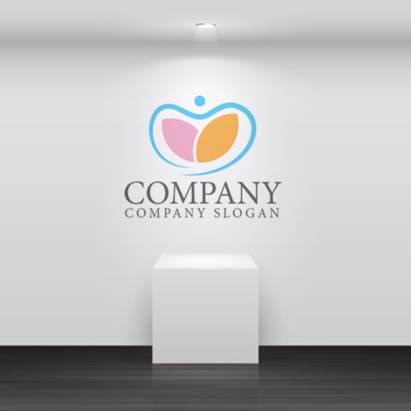 画像5: 人・ハート・曲線・葉・ロゴ・マークデザイン1406 (5)