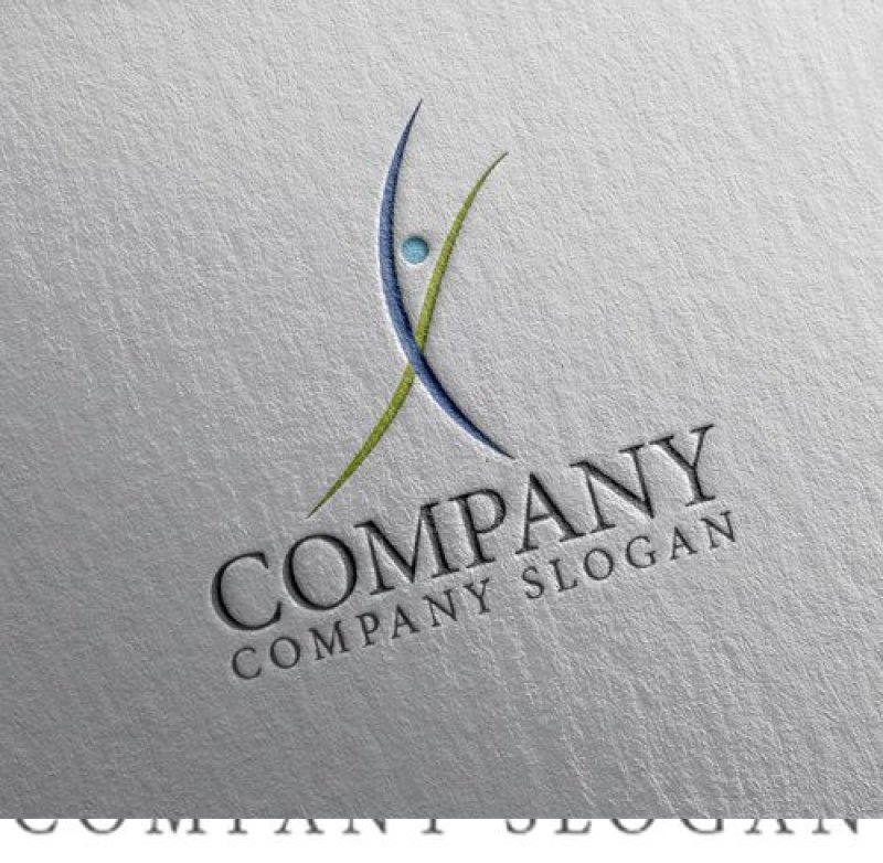 画像2: 人・曲線・X・ロゴ・マークデザイン1408 (2)