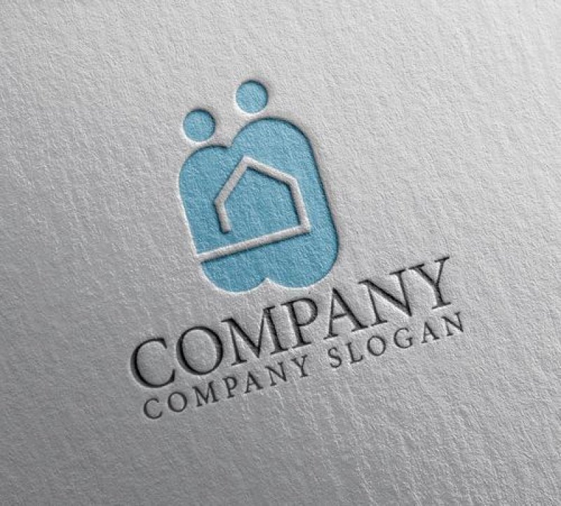 画像2: 人・家・夫婦・ロゴ・マークデザイン1409 (2)