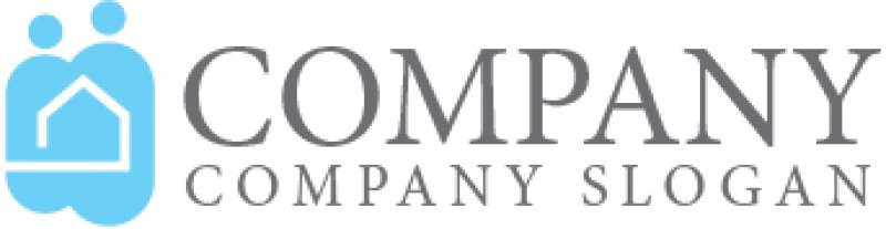 画像7: 人・家・夫婦・ロゴ・マークデザイン1409 (7)