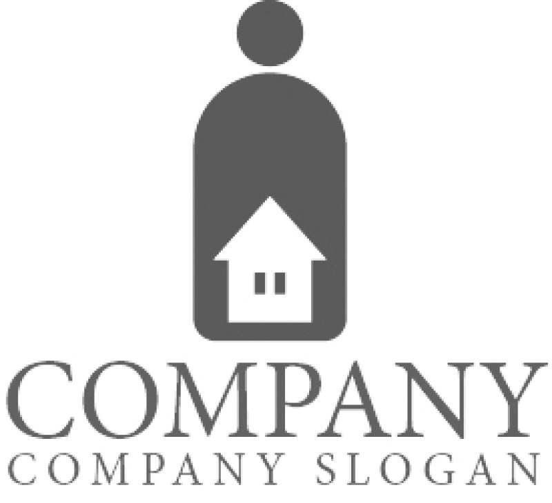 画像6: 人・家・ロゴ・マークデザイン1410 (6)