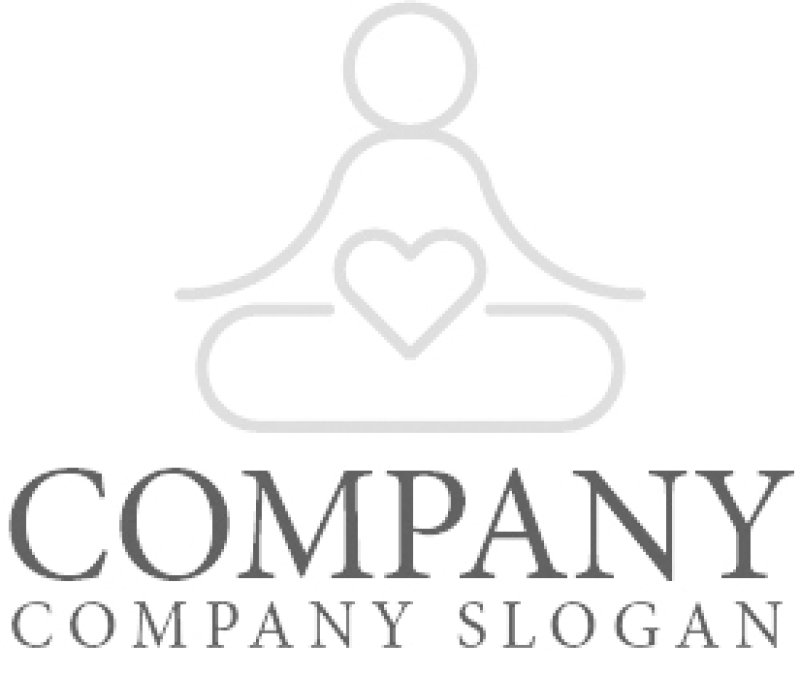 画像6: 人・ヨガ・ハート・禅・ロゴ・マークデザイン1413 (6)