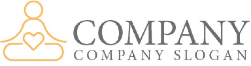 画像7: 人・ヨガ・ハート・禅・ロゴ・マークデザイン1413 (7)