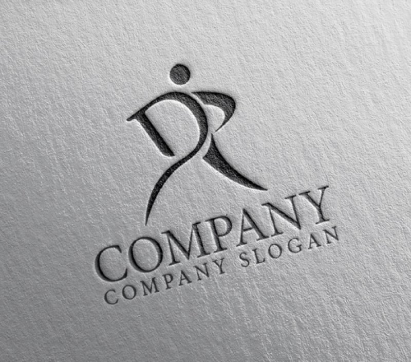 画像2: 人・D・アルファベット・ロゴ・マークデザイン1414 (2)