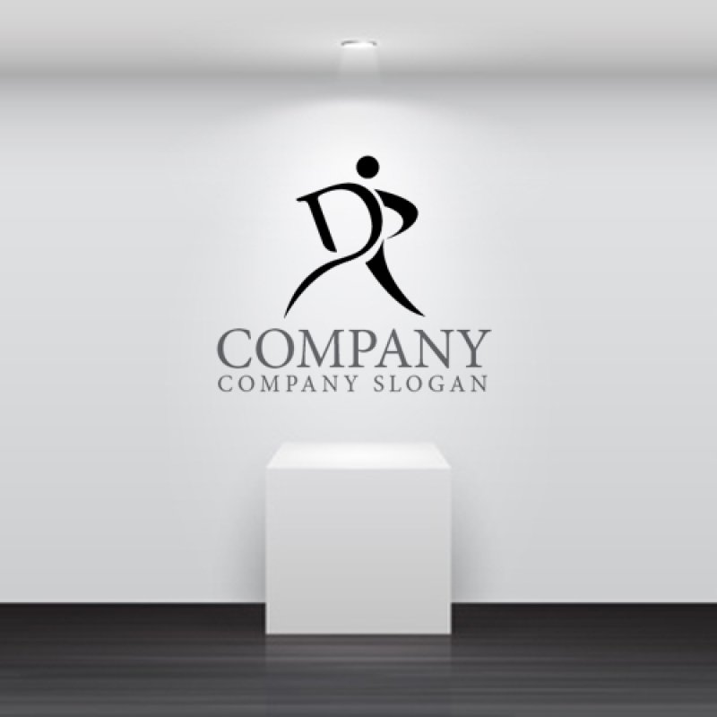 画像5: 人・D・アルファベット・ロゴ・マークデザイン1414 (5)