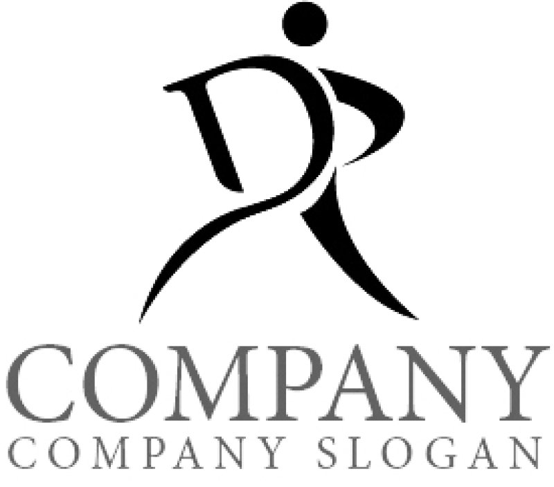 画像6: 人・D・アルファベット・ロゴ・マークデザイン1414 (6)