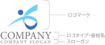 画像10: 人・曲線・回転・ロゴ・マークデザイン1415 (10)