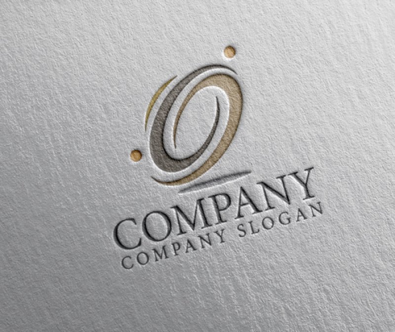 画像2: 人・曲線・O・回転・ロゴ・マークデザイン1426 (2)