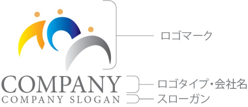 画像10: 人・グループ・曲線・ロゴ・マークデザイン1433 (10)