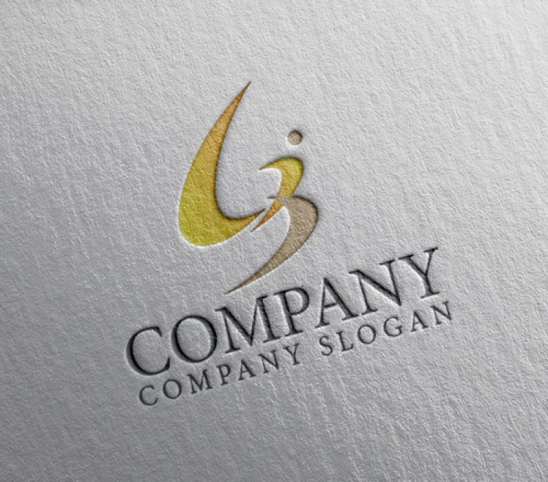 画像2: 人・曲線・G・S・アルファベット・ロゴ・マークデザイン1442 (2)