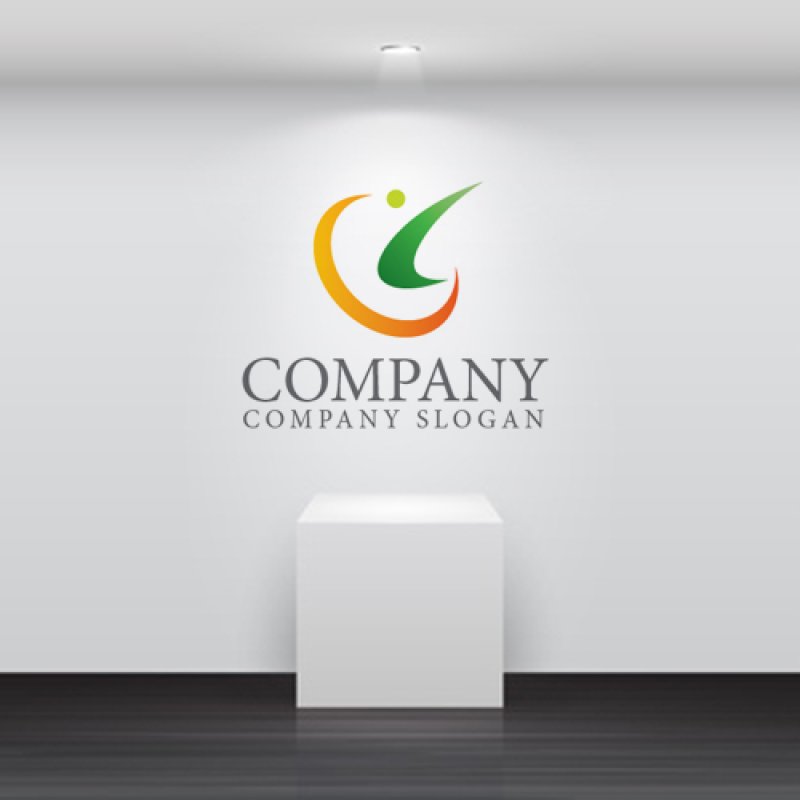 画像5: 人・曲線・C・アルファベット・ロゴ・マークデザイン1443 (5)