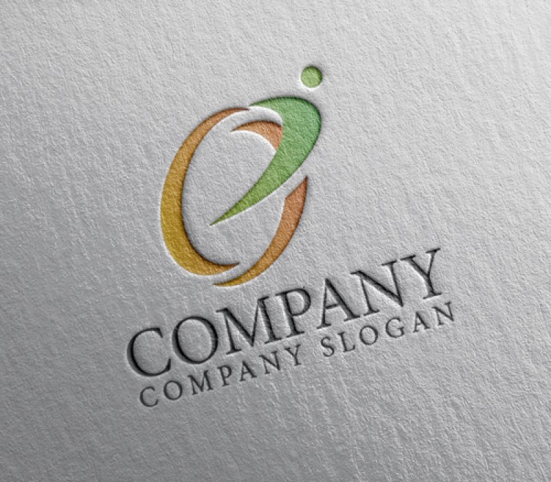 画像2: 人・曲線・輪・O・アルファベット・ロゴ・マークデザイン1445 (2)