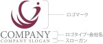 画像10: 人・輪・曲線・G・アルファベット・ロゴ・マークデザイン1451 (10)
