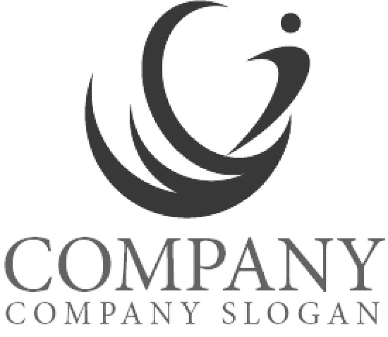 画像6: 人・輪・曲線・G・アルファベット・ロゴ・マークデザイン1451 (6)