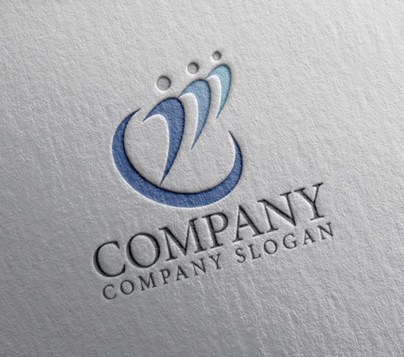 画像2: 人・m・曲線・上昇・グラデーション・アルファベット・会社ロゴ・マークデザイン1454 (2)