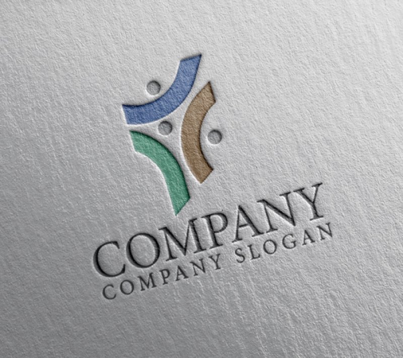 画像2: 人・Y・アルファベット・協力・ロゴ・マークデザイン1463 (2)