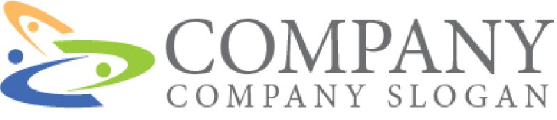 画像7: 人・曲線・協力・ロゴ・マークデザイン1467 (7)