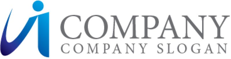 画像7: 人・A・曲線・グラデーション・アルファベット・会社ロゴ・マークデザイン1468 (7)