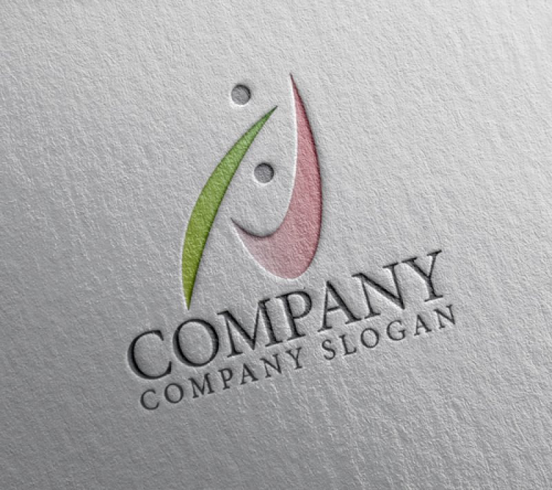 画像2: 人・A・曲線・アルファベット・ロゴ・マークデザイン1470 (2)