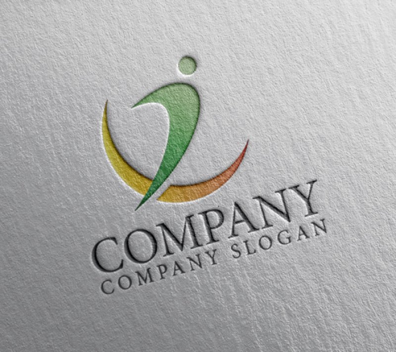 画像2: 人・曲線・上昇・ロゴ・マークデザイン1472 (2)