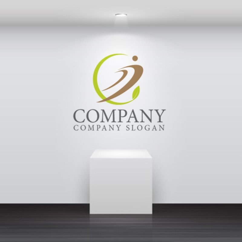 画像5: 人・曲線・輪・ロゴ・マークデザイン1476 (5)