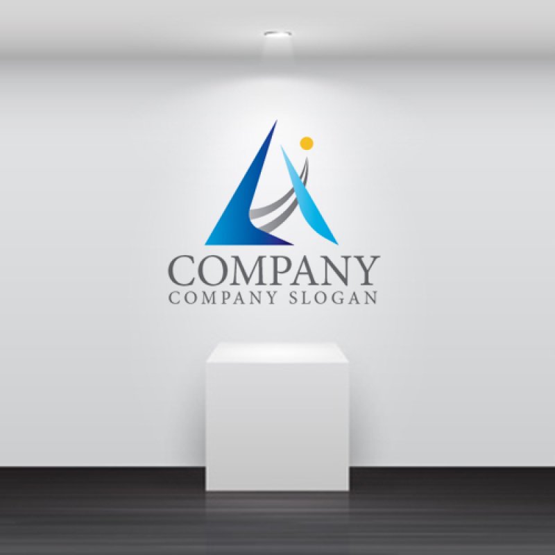 画像5: 人・A・三角・人・ロゴ・マークデザイン1478 (5)