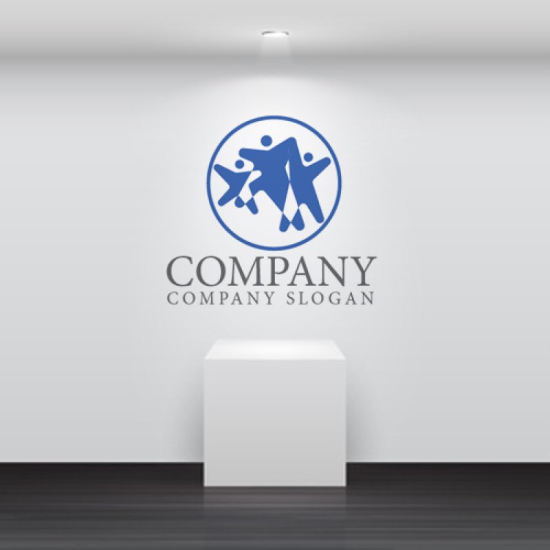 画像5: 人・輪・家族・ロゴ・マークデザイン1486 (5)