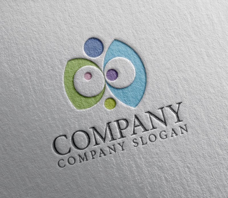 画像2: 人・蝶・調和・ロゴ・マークデザイン1495 (2)