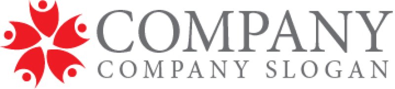 画像7: 人・花・集合・P・ロゴ・マークデザイン1497 (7)