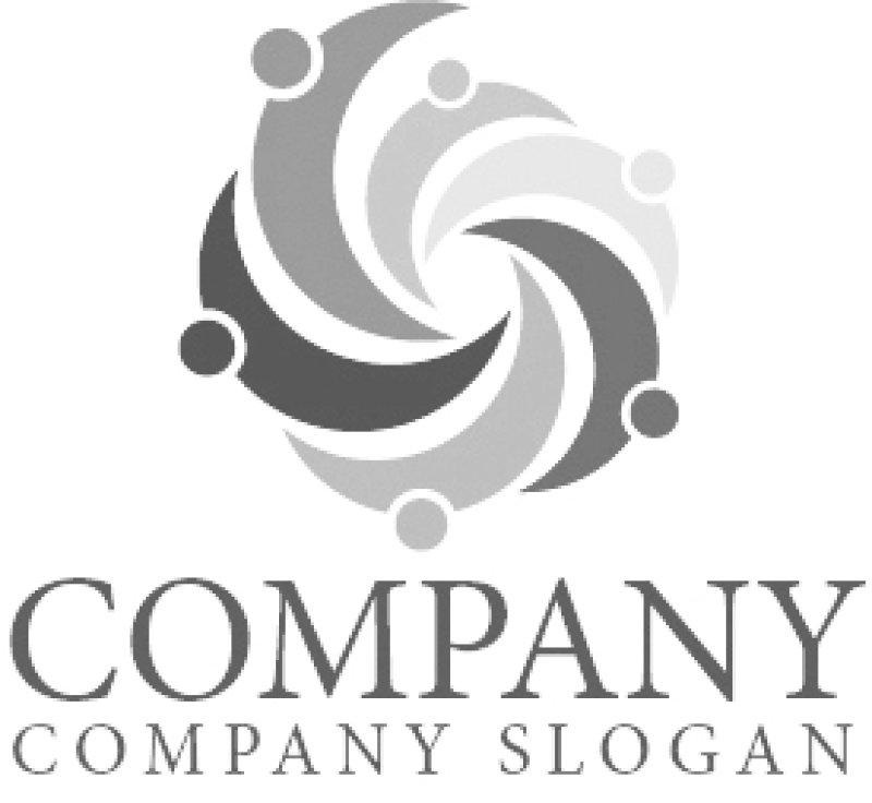 画像6: 人・渦・協力・ロゴ・マークデザイン1501 (6)