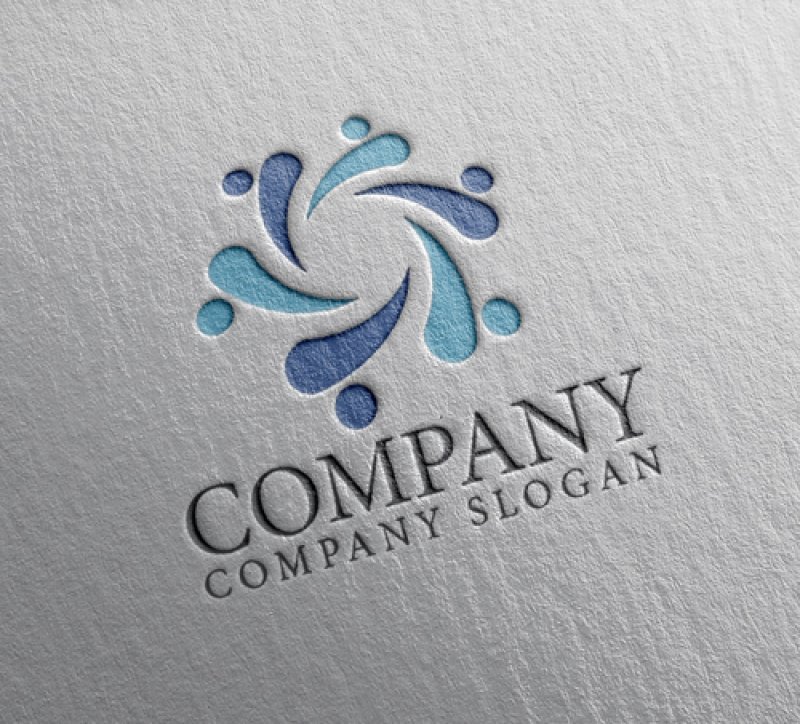 画像2: 人・輪・水・ロゴ・マークデザイン1502 (2)