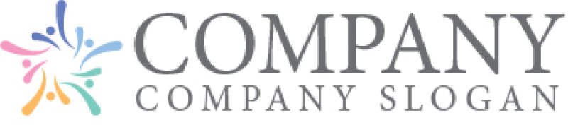 画像7: 人・喜び・五角形・ロゴ・マークデザイン1503 (7)