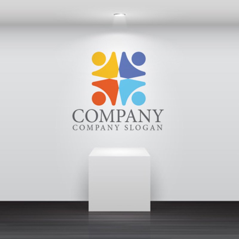 画像5: 人・米・グループ・ロゴ・マークデザイン1504 (5)