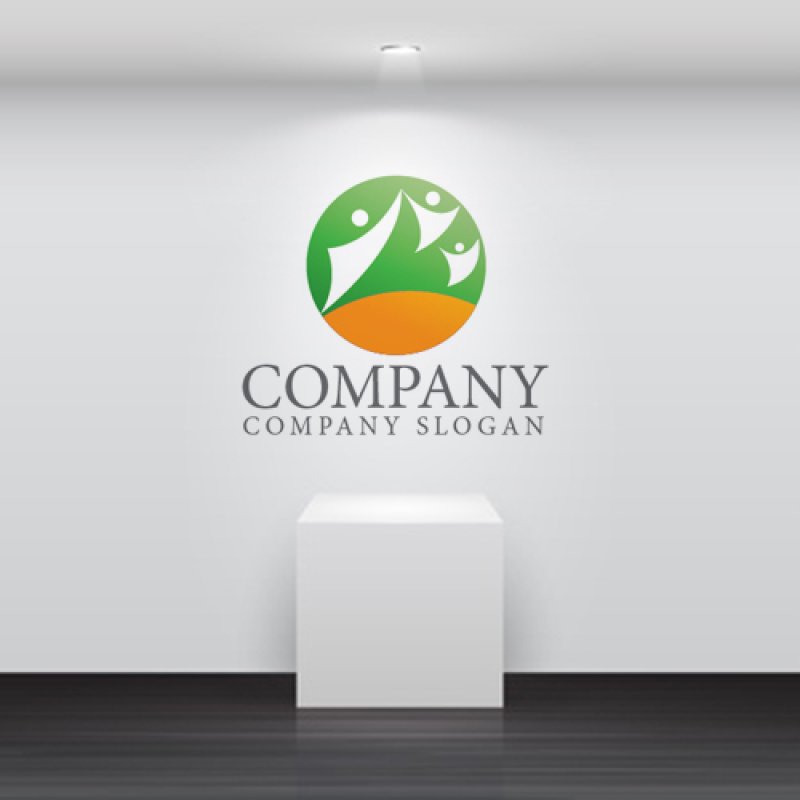 画像5: 人・輪・上昇・ロゴ・マークデザイン1505 (5)