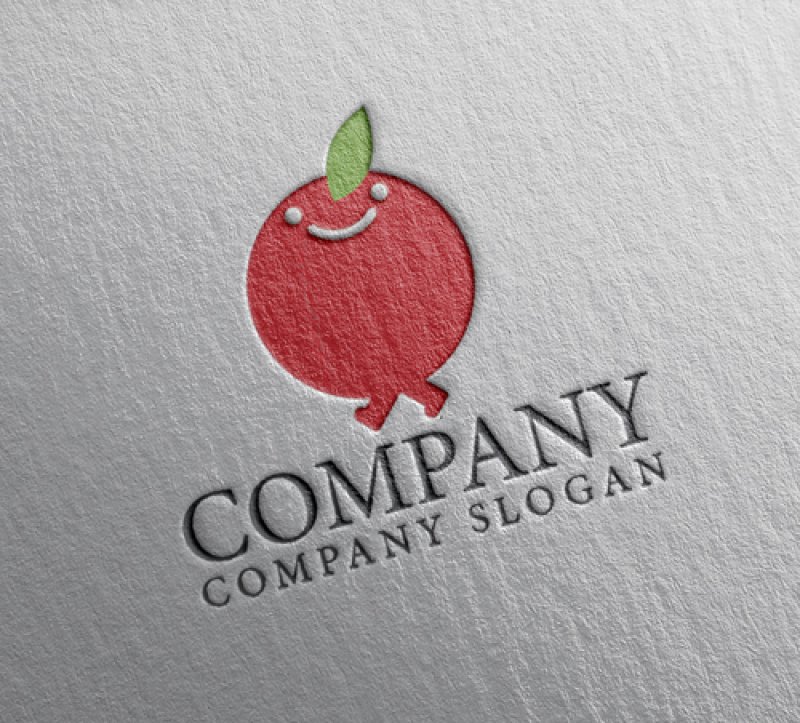 画像3: 人・りんご・キャラ・葉・ロゴ・マークデザイン1512 (3)